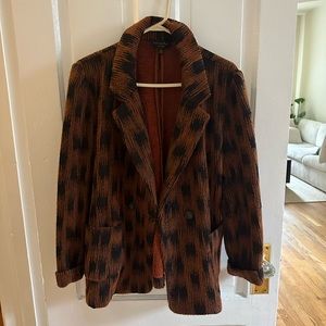 Anthropologie Blazer Fuzzy Jacket
